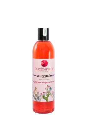 Gel de bain à la Cochenille.
